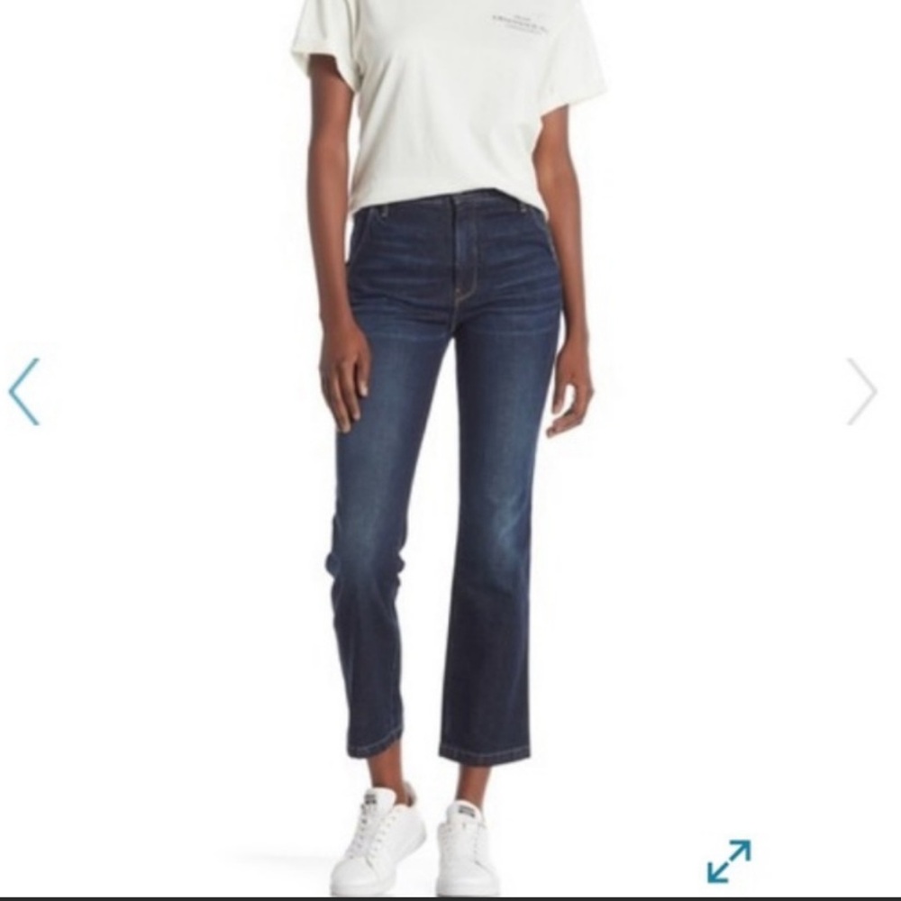 Frame Denim Le Sylvie Arcadia wash crop straight jeans.  Size 27.  New condition